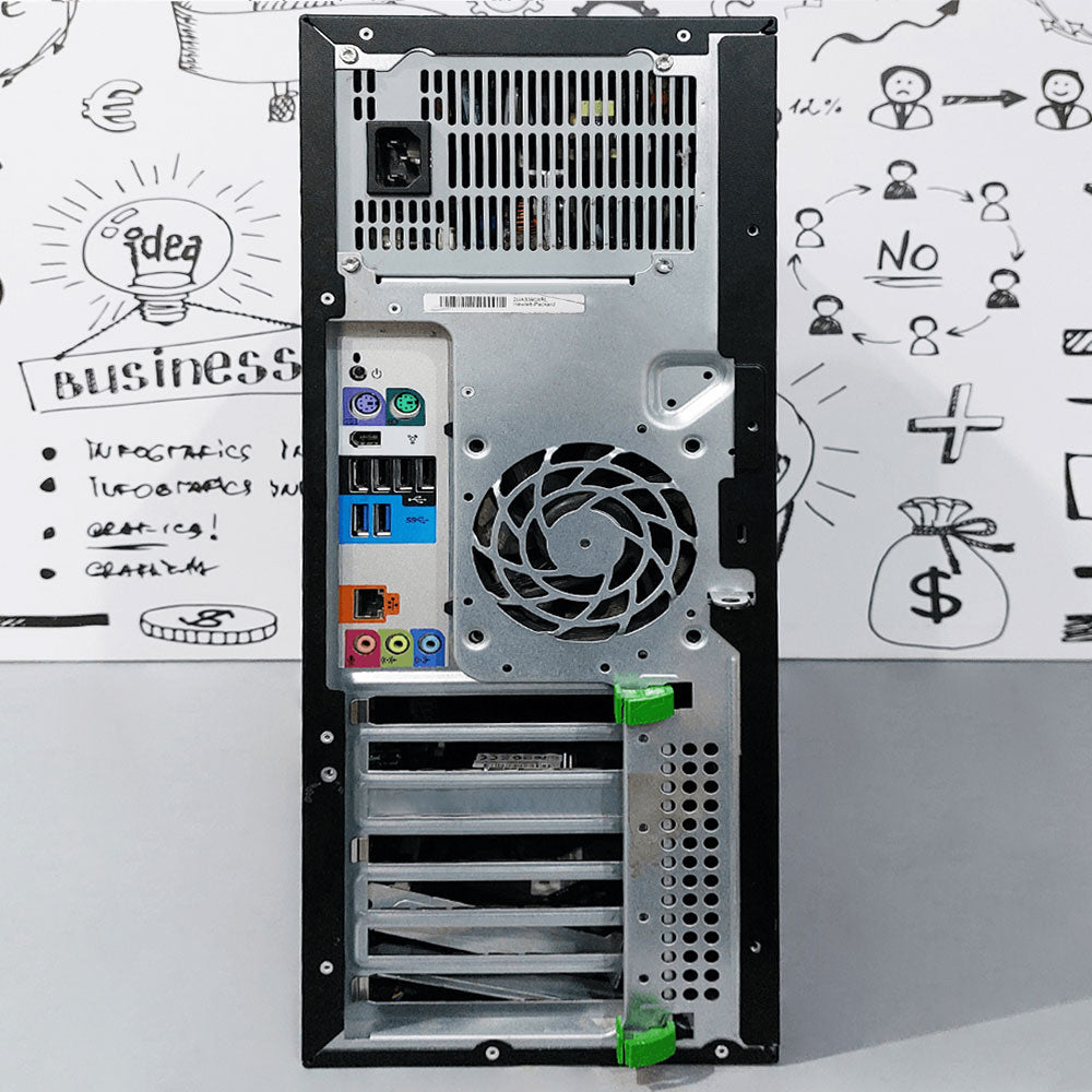 HP Z420 Workstation (Intel Xeon E5-1620 V2 - 8GB DDR3 - No Hard - No Graphics Card - DVD RW) Original Used