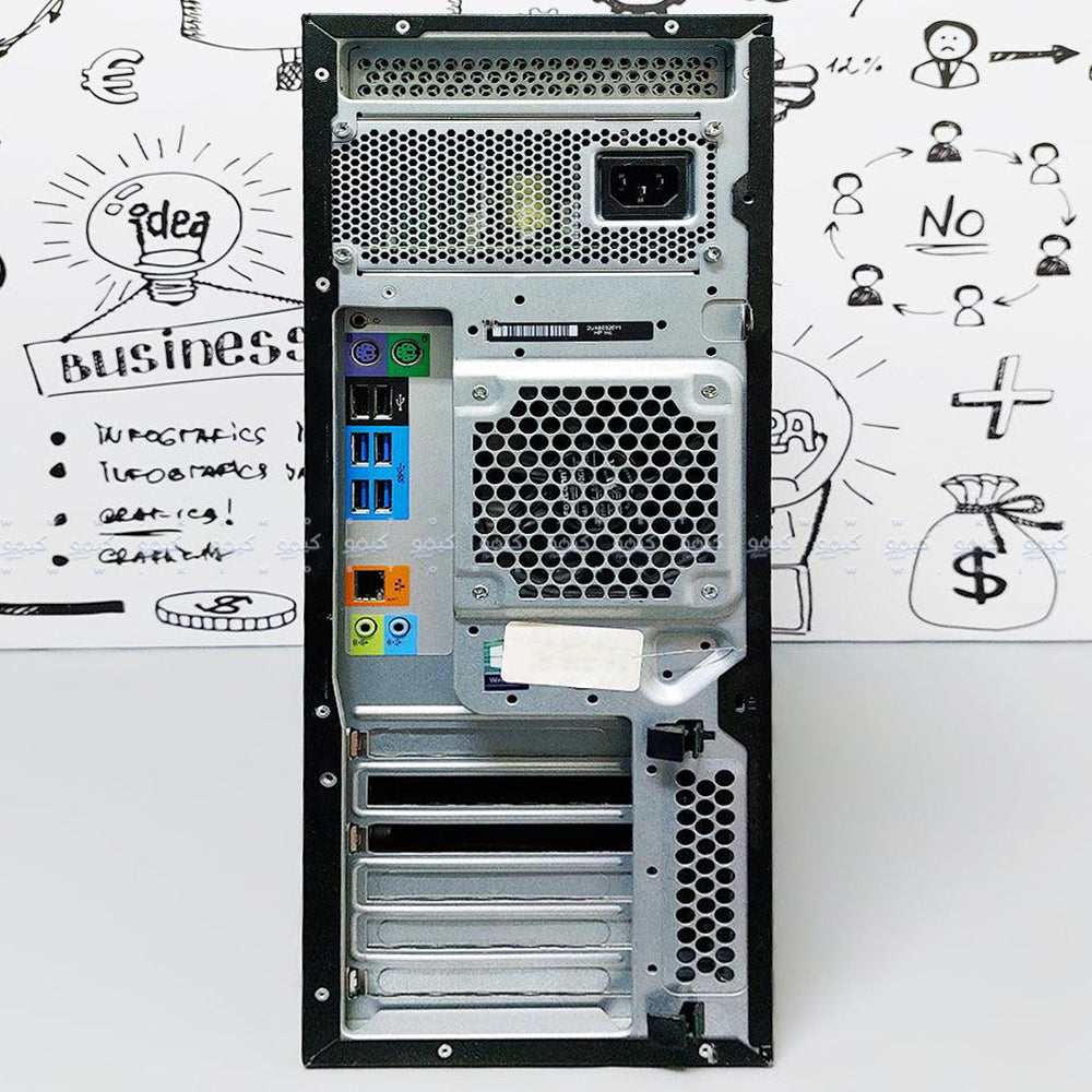 HP Z440 Workstation (Intel Xeon E5-1660 V3 - 16GB DDR4 - No Hard - No Graphics Card - DVD RW) Original Used