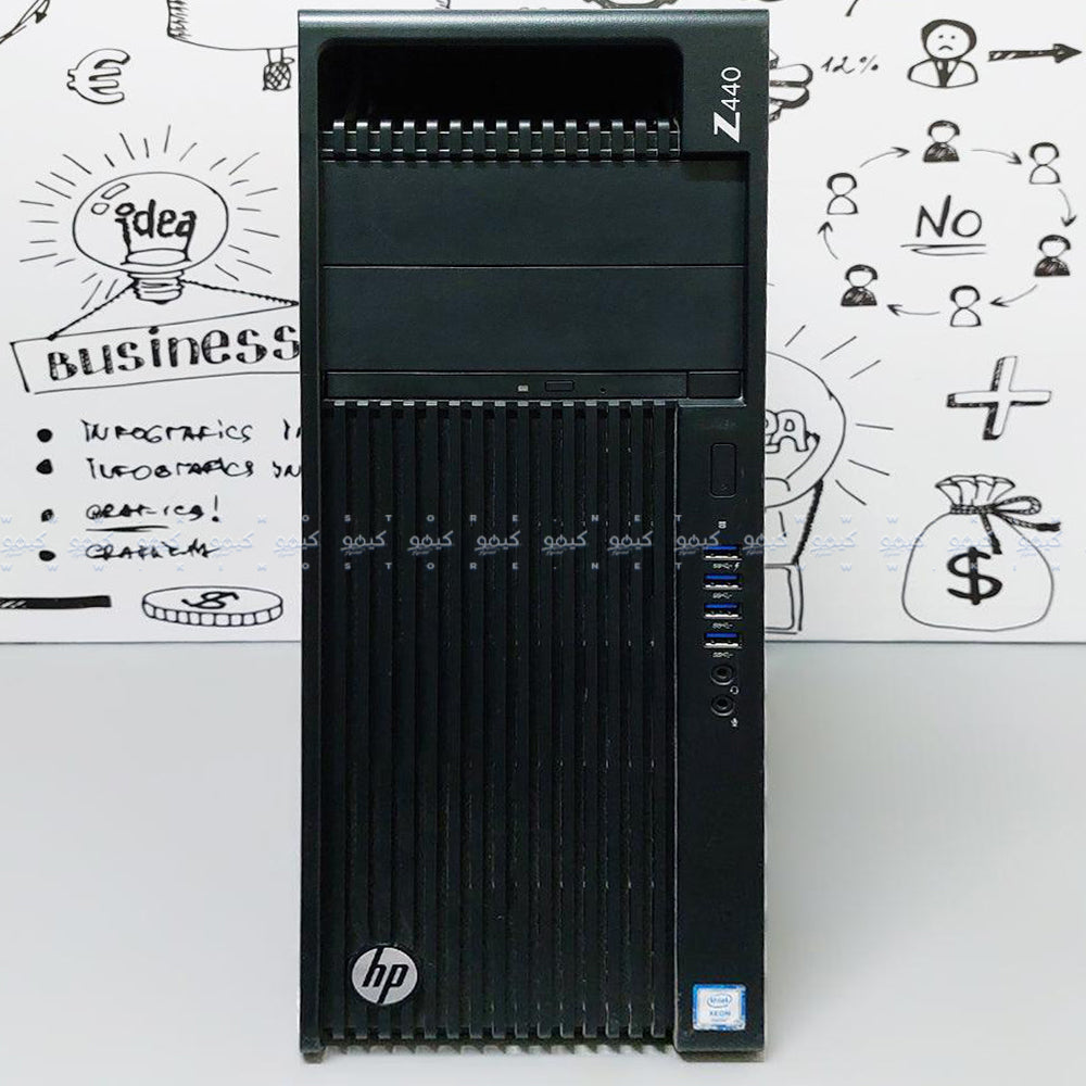 HP Z440 Workstation (Intel Xeon E5-1660 V3 - 16GB DDR4 - No Hard - No Graphics Card - DVD RW) Original Used