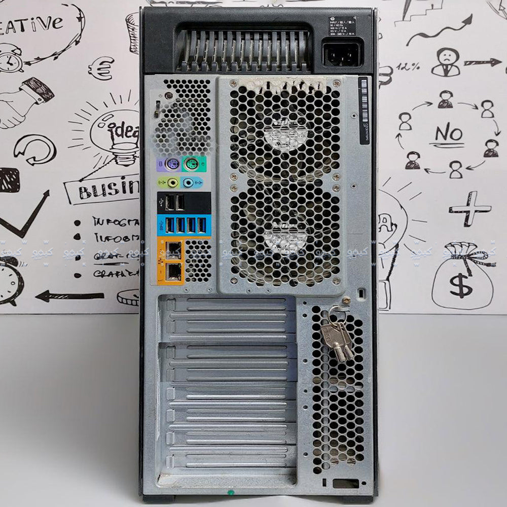 كمبيوتر ورك ستيشن اتش بى Z840 (2x انتل زيون E5-2680 V4 - رام 32 جيجابايت DDR4 - بدون هارد - بدون كارت شاشه - DVD RW ) استعمال خارج