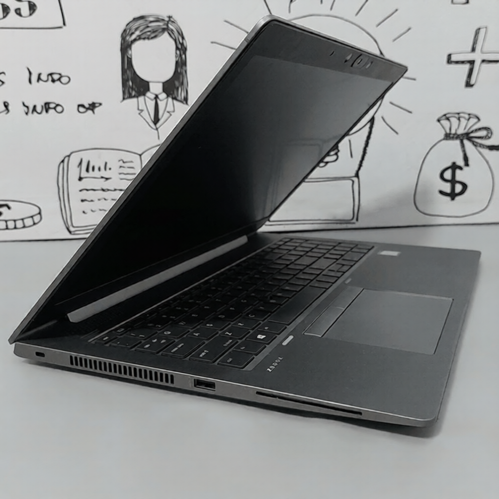HP ZBook 15U G6 Laptop (Intel Core i5-8265U - 8GB DDR4 - M.2 256GB - AMD Radeon Pro WX 3200 4GB - 15.6 Inch FHD - Cam) Original Used