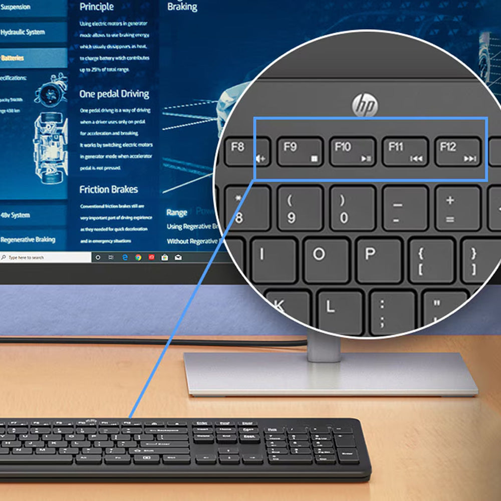 HP 230 Wireless Keyboard + Mouse Combo English & Arabic