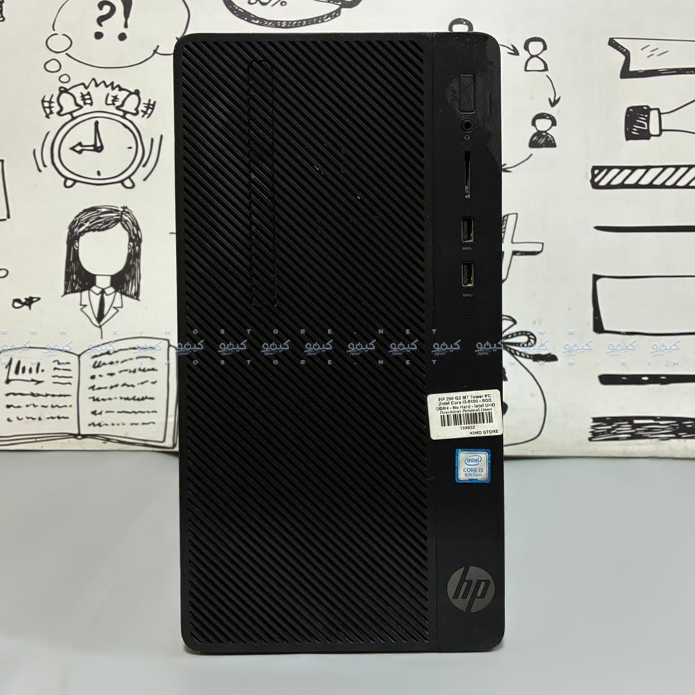 HP 290 G2 MT Tower PC (Intel Core i3-8100 - 8GB DDR4 - No Hard - Intel UHD Graphics) Original Used