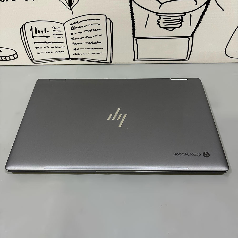 HP Chromebook X360 14C-CA0053DX 2in1 Laptop (Intel Core i3-10110U - 8GB DDR4 - eMMC 64GB - Intel UHD Graphics - 14.0 Inch FHD IPS Touchscreen 360° - Cam) Original Used