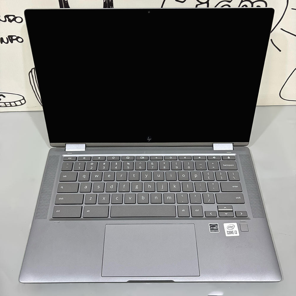 HP Chromebook X360 14C-CA0053DX 2in1 Laptop (Intel Core i3-10110U - 8GB DDR4 - eMMC 64GB - Intel UHD Graphics - 14.0 Inch FHD IPS Touchscreen 360° - Cam) Original Used