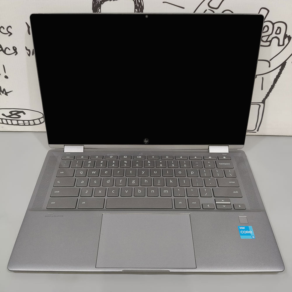 HP Chromebook X360 14C-CC0013DX 2in1 Laptop (Intel Core i3-1115G4 - 8GB DDR4 - M.2 256GB - Intel UHD Graphics - 14.0 Inch FHD Touchscreen 360° - Cam) Original Used