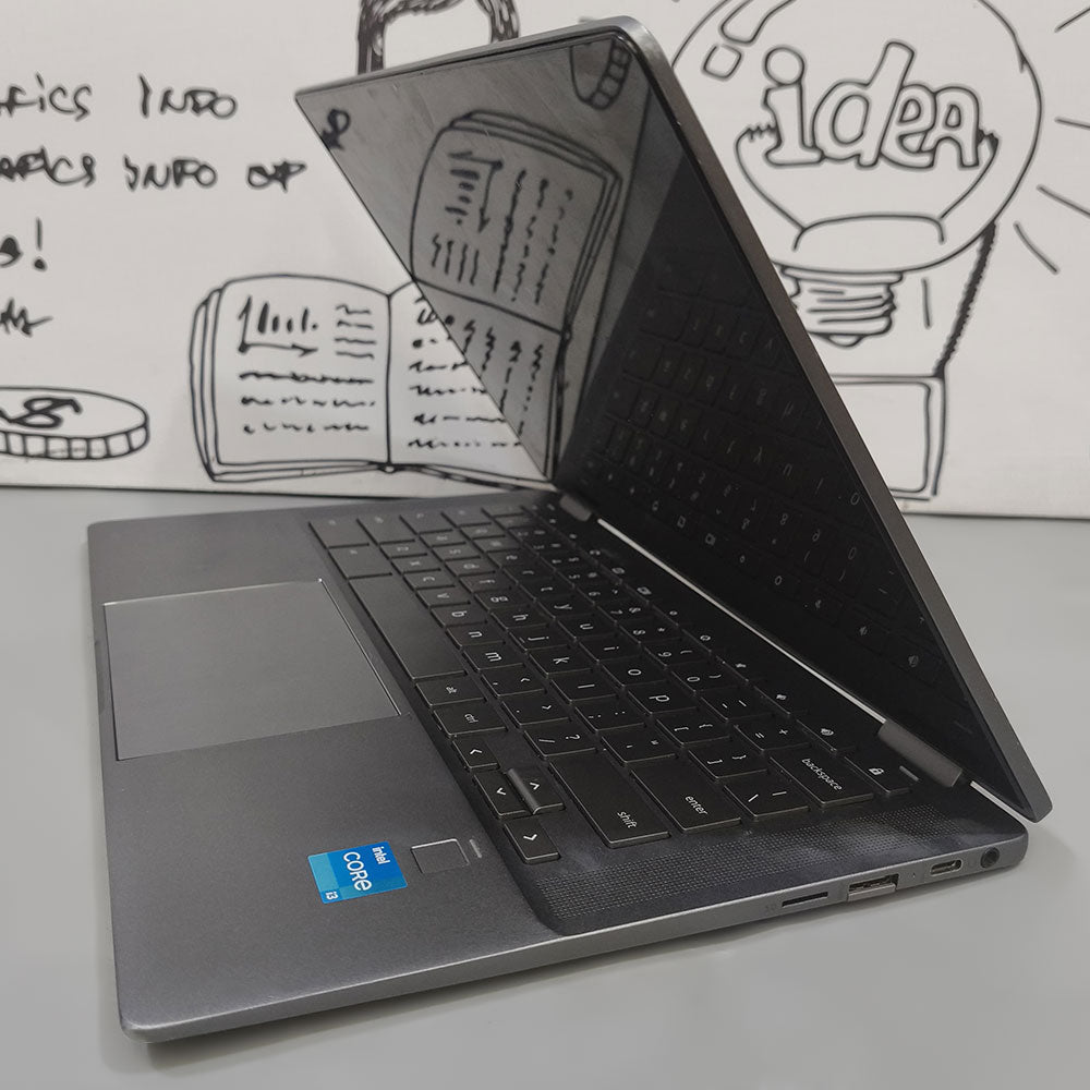 HP Chromebook X360 14C-CC0013DX 2in1 Laptop (Intel Core i3-1115G4 - 8GB DDR4 - M.2 256GB - Intel UHD Graphics - 14.0 Inch FHD Touchscreen 360° - Cam) Original Used