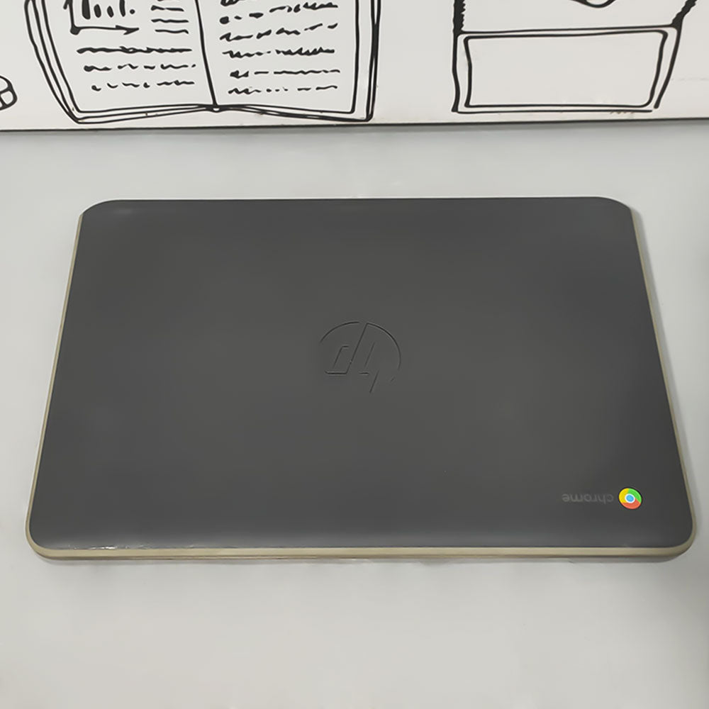 لاب توب اتش بى Chromebook 11 G7 EE (انتل سيليرون N4000 - رام 4 جيجابايت DDR4 - ميموري 32 جيجابايت eMMC - انتل UHD جرافيكس - شاشة 11.6 بوصة HD تاتش سكرين - كاميرا) استعمال خارج