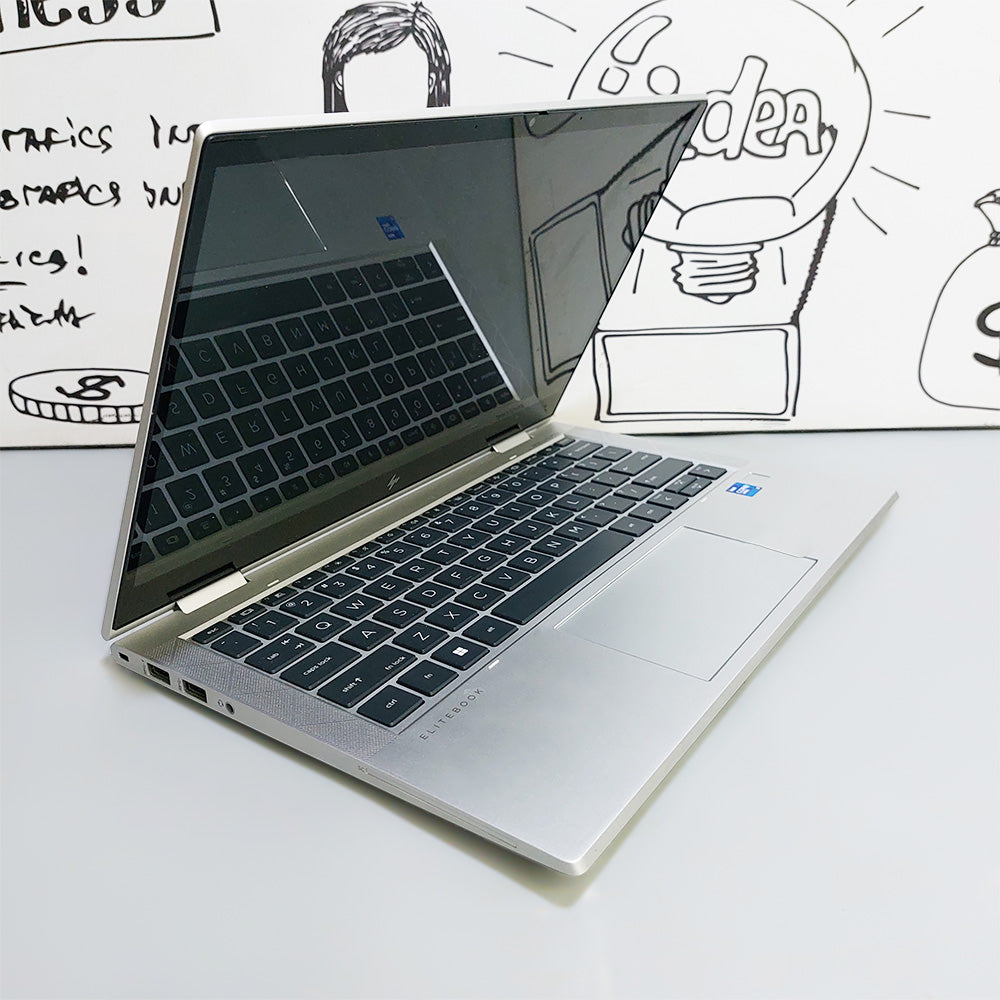 لاب توب 2 في 1 اتش بى EliteBook 830 G9 X360 (انتل كور i5-1245U - رام 16 جيجابايت DDR4 - هارد 512 جيجابايت M.2 - انتل Iris Xe جرافيكس - شاشة 13.3 بوصة FHD تاتش سكرين 360° - كاميرا) استعمال خارج