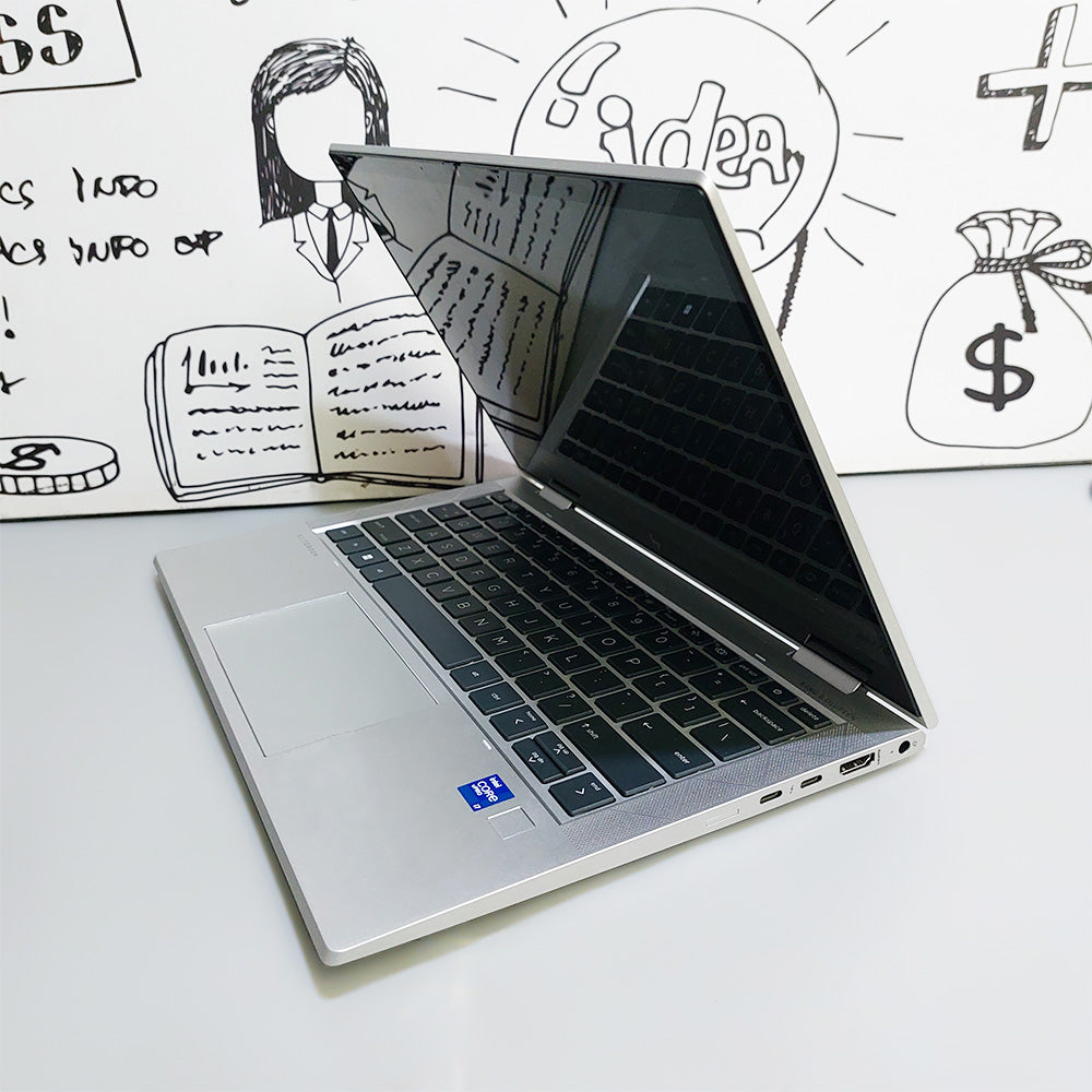 لاب توب 2 في 1 اتش بى EliteBook 830 G9 X360 (انتل كور i5-1245U - رام 16 جيجابايت DDR4 - هارد 512 جيجابايت M.2 - انتل Iris Xe جرافيكس - شاشة 13.3 بوصة FHD تاتش سكرين 360° - كاميرا) استعمال خارج