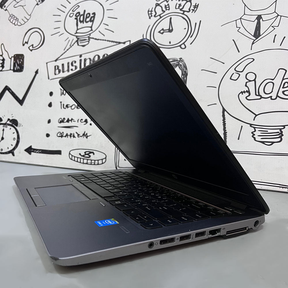 HP EliteBook 840 G2 Laptop (Intel Core i5-5200U - 4GB DDR3 - HDD 500GB - Intel HD Graphics - 14.0 Inch HD - Cam) Original Used