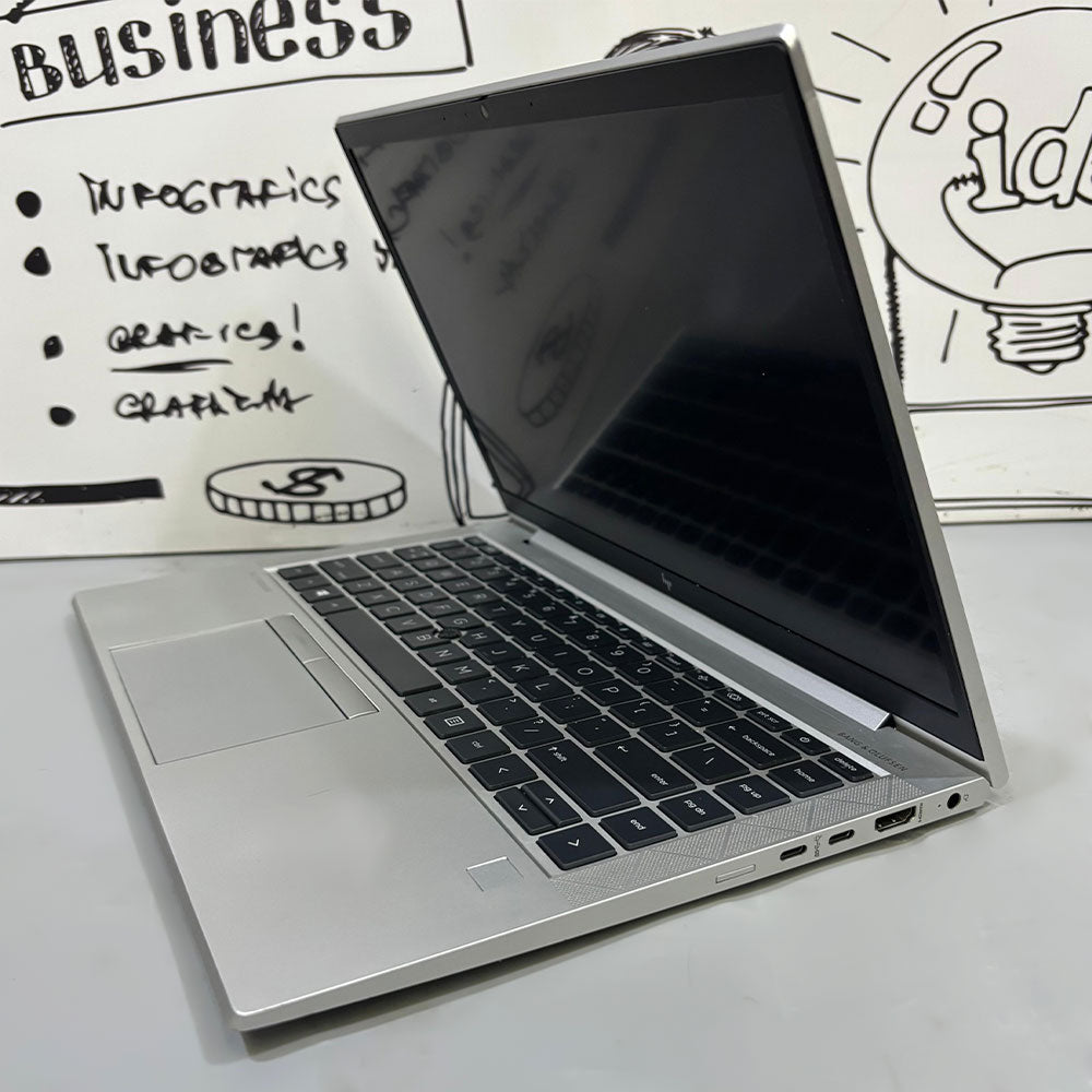 لاب توب اتش بى EliteBook 845 G7 (اى ام دى رايزن 7 برو 4750U - رام 16 جيجابايت M.2 256GB - DDR4 - اى ام دى راديون جرافيكس - شاشة 14.0 بوصة FHD - كاميرا) استعمال خارج