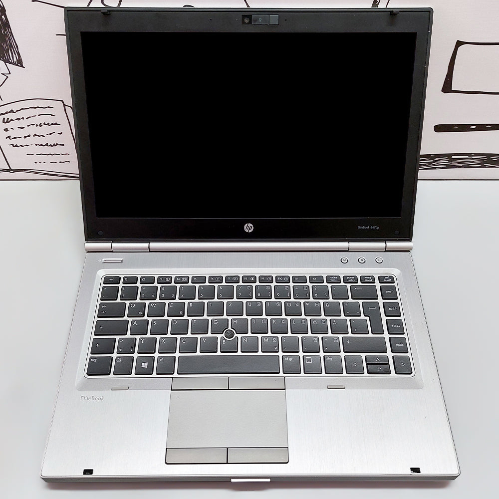 HP EliteBook 8470p Laptop (Intel Core i5-3320M - 4GB DDR3 - HDD 320GB - Intel HD Graphics - 14.0 Inch HD - Cam - DVD RW) Original Used