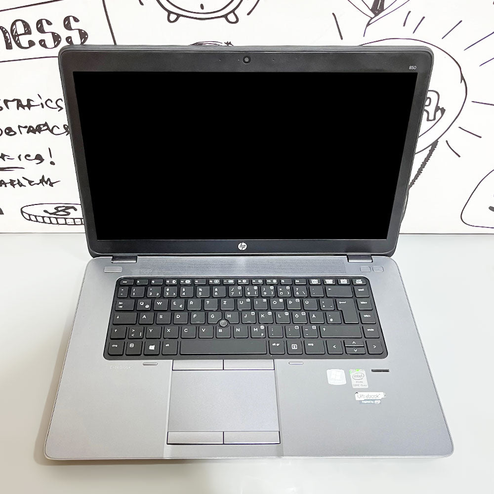 لاب توب اتش بي EliteBook 850 G1 (انتل كور i5-4300U -رام 8 جيجابايت DDR3 -هارد 256 جيجابايت SSD - انتل HD جرافيكس - شاشة 15.6 بوصة HD - كاميرا) استعمال خارج 
