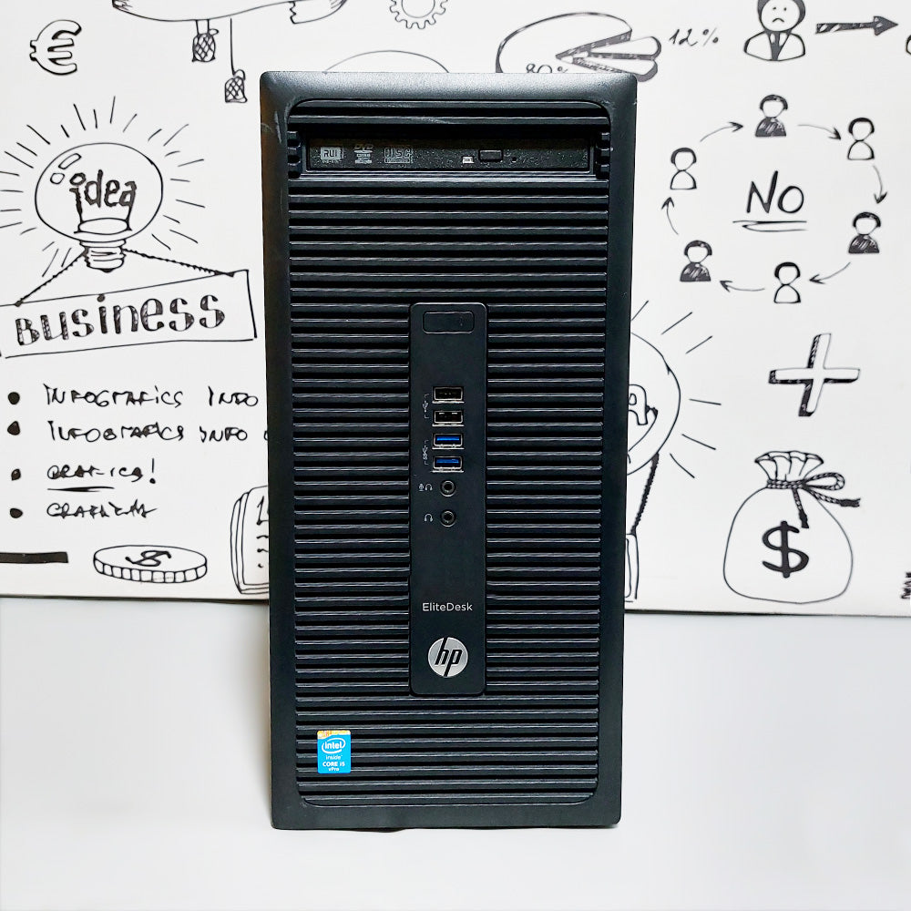 HP EliteDesk 700 G1 Tower PC (Intel Core i5-4590 - 8GB DDR3 - No Hard - Intel HD Graphics - DVD RW) Original Used
