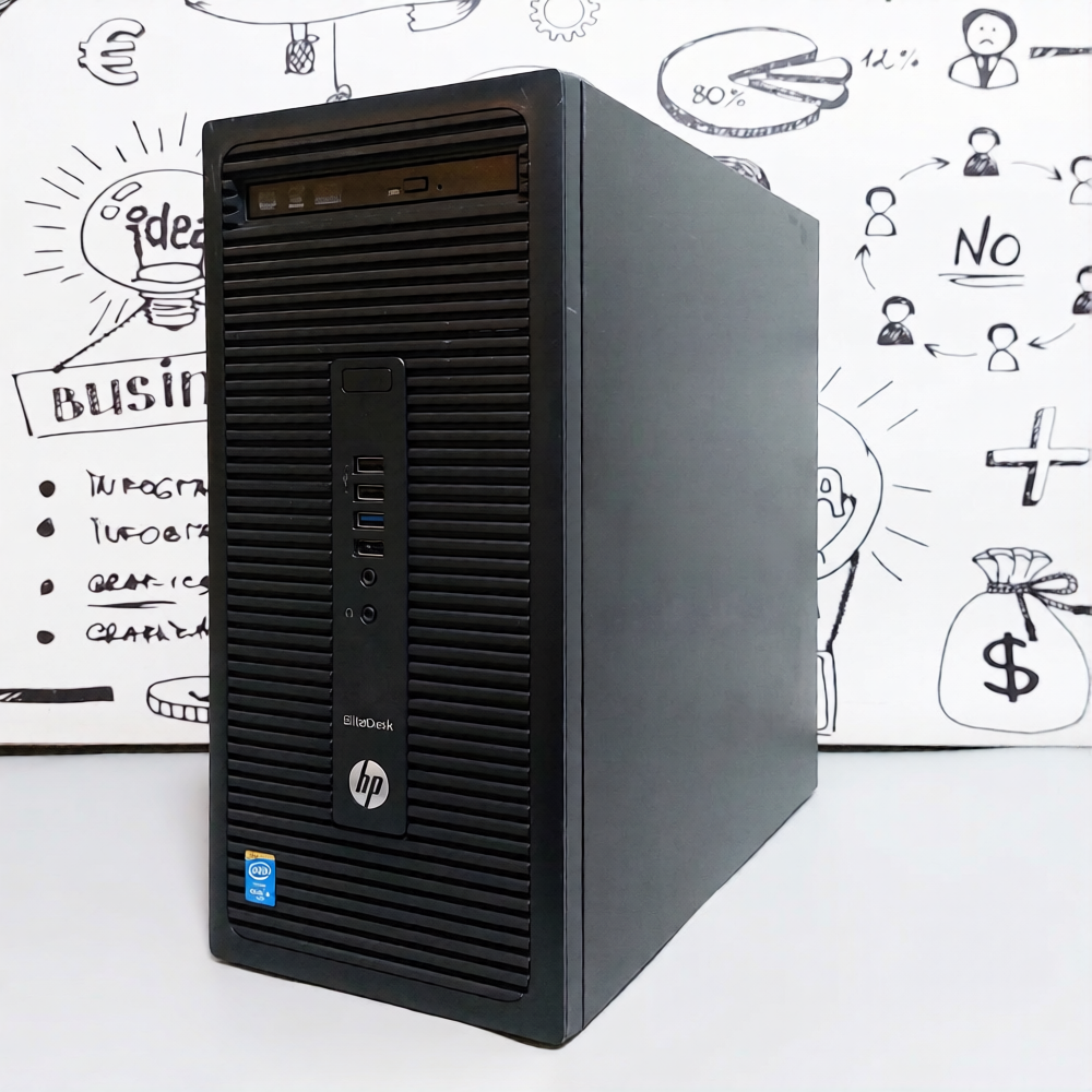 كمبيوتر تاور اتش بي EliteDesk 700 G1 (انتل كور i5-4590 - رام 8 جيجابايت DDR3 - بدون هارد - انتل HD جرافيكس) استعمال خارج