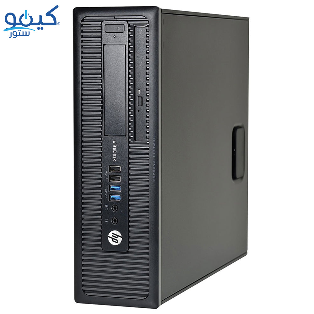 كمبيوتر ديسك توب اتش بي EliteDesk 800 G1 (انتل كور i5-4570 - رام 4 جيجابايت DDR3 - بدون هارد - انتل HD جرافيكس - DVD RW) استعمال خارج