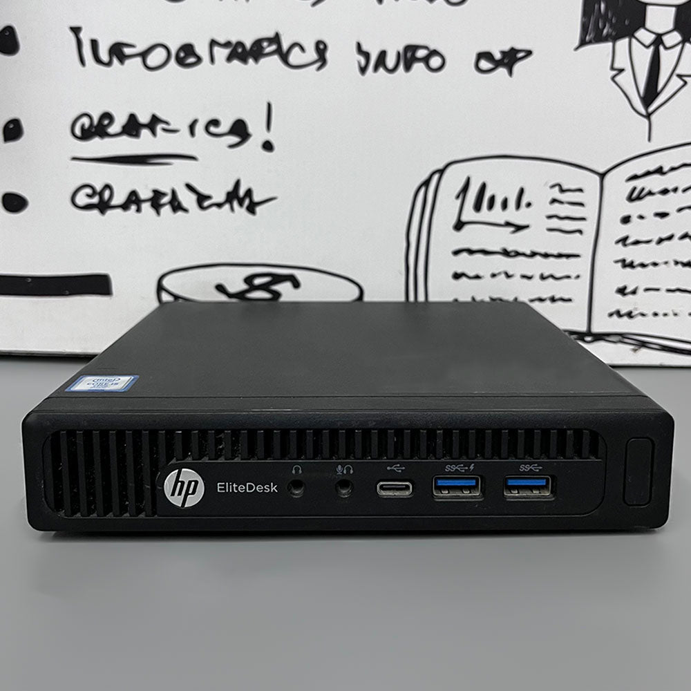كمبيوتر ديسك توب اتش بي مينى EliteDesk 800 G2 35W (انتل كور i5-6500T - رام 8 جيجابايت DDR4 - انتل HD جرافيكس) استعمال خارج