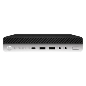 كمبيوتر ديسك توب اتش بي EliteDesk 800 G4 DM 35W (انتل كور i5-8500T - رام 8 جيجابايت DDR4 - انتل UHD جرافيكس) استعمال خارج