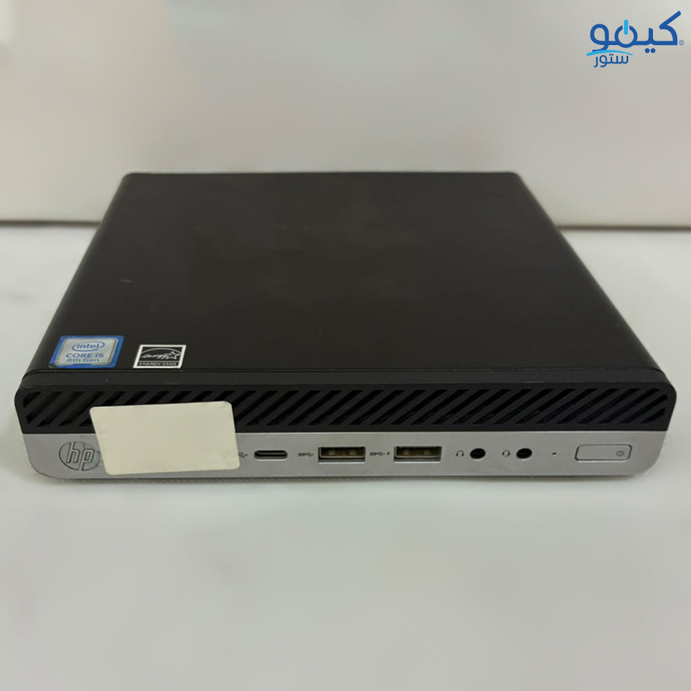 HP EliteDesk 800 G4 DM 35W Desktop Mini PC (Intel Core i5-8500T - 8GB DDR4 - No Hard - Intel UHD Graphics) Original Used