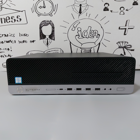 كمبيوتر ديسك توب اتش بي EliteDesk 800 G5 SFF (انتل كور i5-9500 - رام 8 جيجابايت DDR4 - انتل UHD جرافيكس - DVD R/W ) استعمال خارج