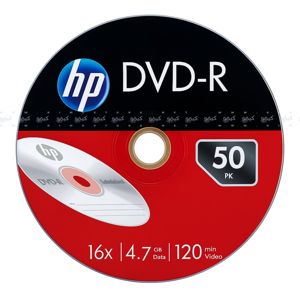 HP Empty DVD 50Pcs 
