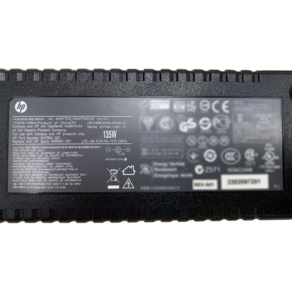 HP Laptop Charger 135W 19.5V-6.9A (4.5mm X 3.0mm) Original Used