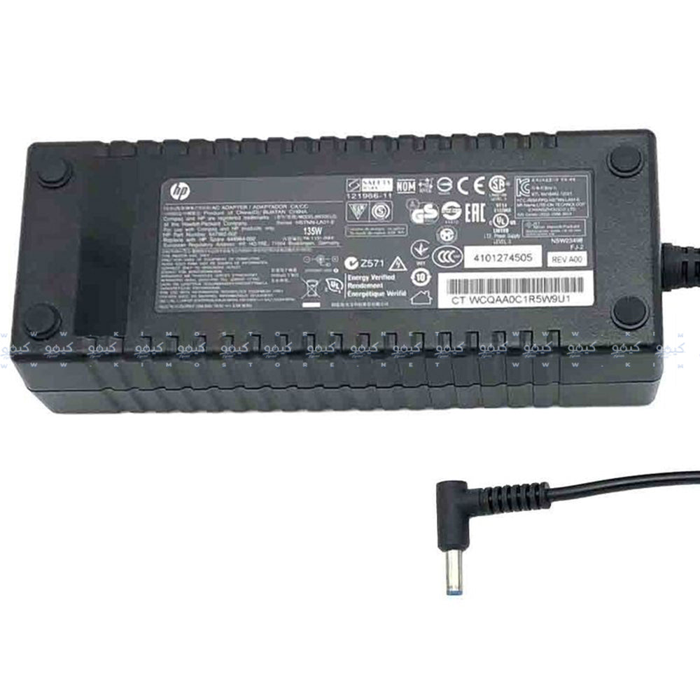 شاحن لاب توب اتش بي 135 وات 19.5 فولت - 6.9 أمبير (4.5 ملم × 3.0 ملم) استعمال الخارج