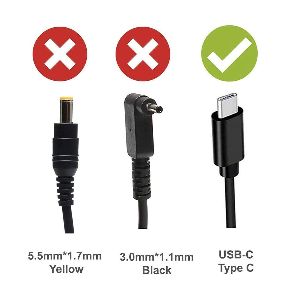 HP Laptop Charger 65W 19.5V-3.33A (Type-C)