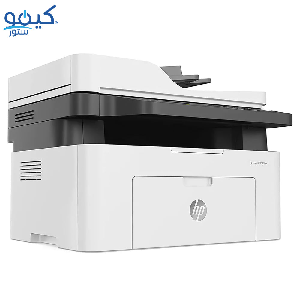 طابعة اتش بي MFP 137FNW ليزر جيت لاسلكية أسود (طباعة - نسخ - مسح ضوئي - فاكس)