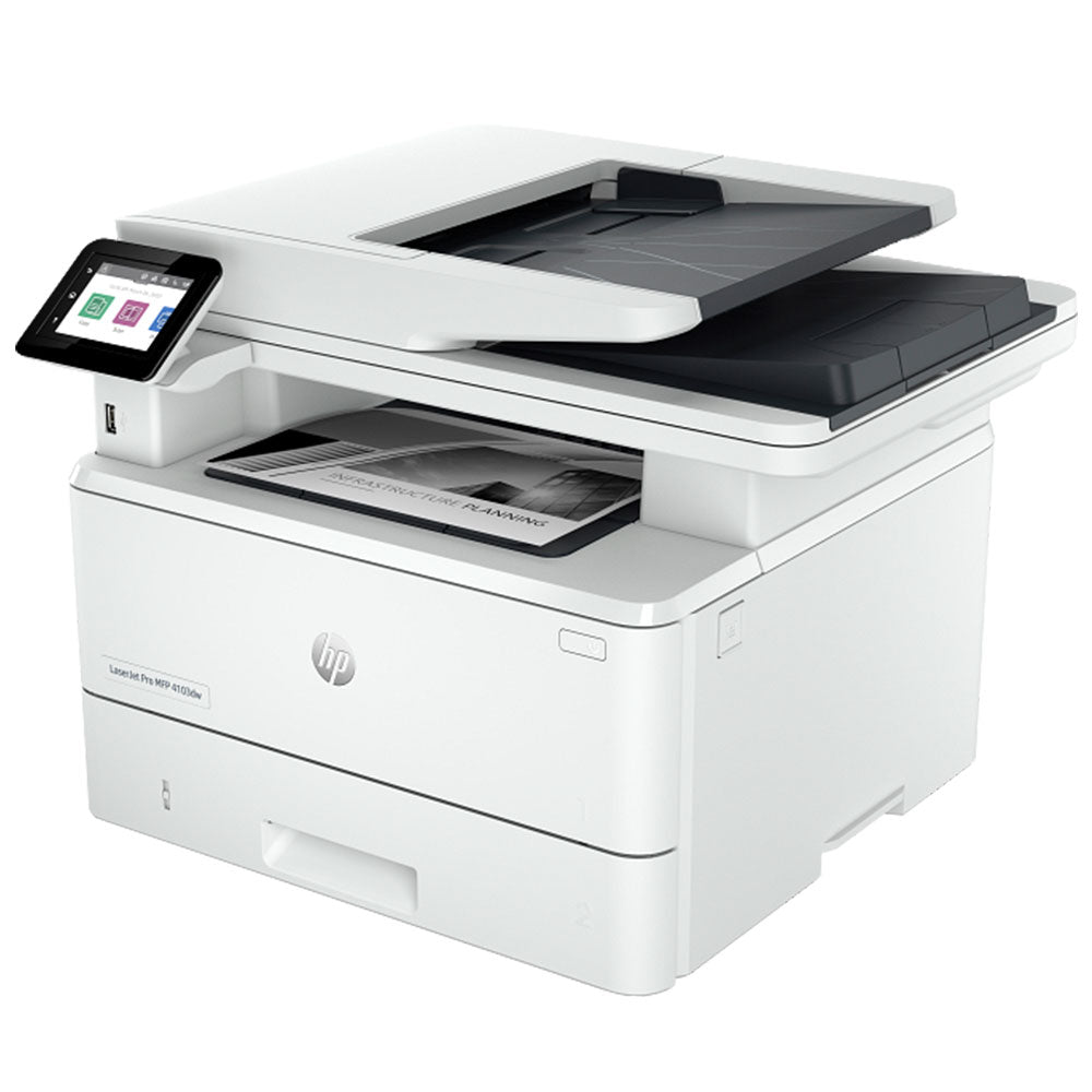طابعة اتش بي Pro MFP 4103DW ليزر جيت برو لاسلكية الوان (طباعة - نسخ - مسح ضوئي) 