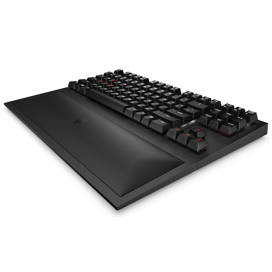 كيبورد اتش بي اومين لاسلكي جيمنج سويتش بني Cherry MX إنجليزي Spacer TKL