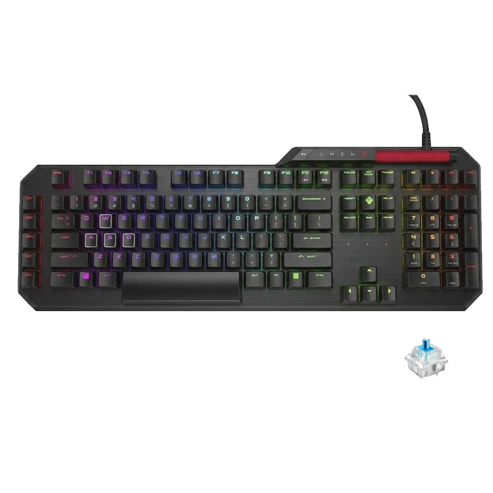 HP Omen Sequencer Blue Switch Wired RGB Gaming Keyboard English & Arabic