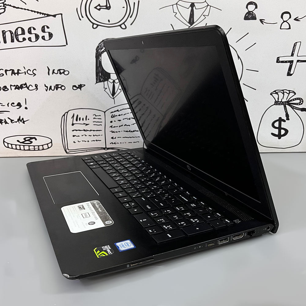 HP Pavilion Power 15-CB045WM Laptop (Intel Core i7-7700HQ - 12GB DDR4 - M.2 256GB - Nvidia GeForce GTX 1050 4G - 15.6 Inch FHD - Cam) Original Used