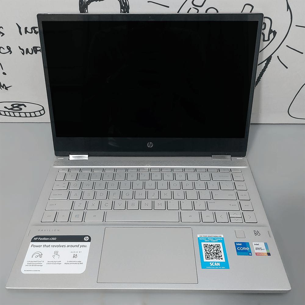 HP Pavilion X360 Convertible 14M-DW1023DX 2In1 Laptop (Intel Core i5-1135G7 - 8GB DDR4 - M.2 256GB - Intel Iris Xe Graphics - 14.0 Inch FHD IPS Touchscreen 360° - Cam) Original Used