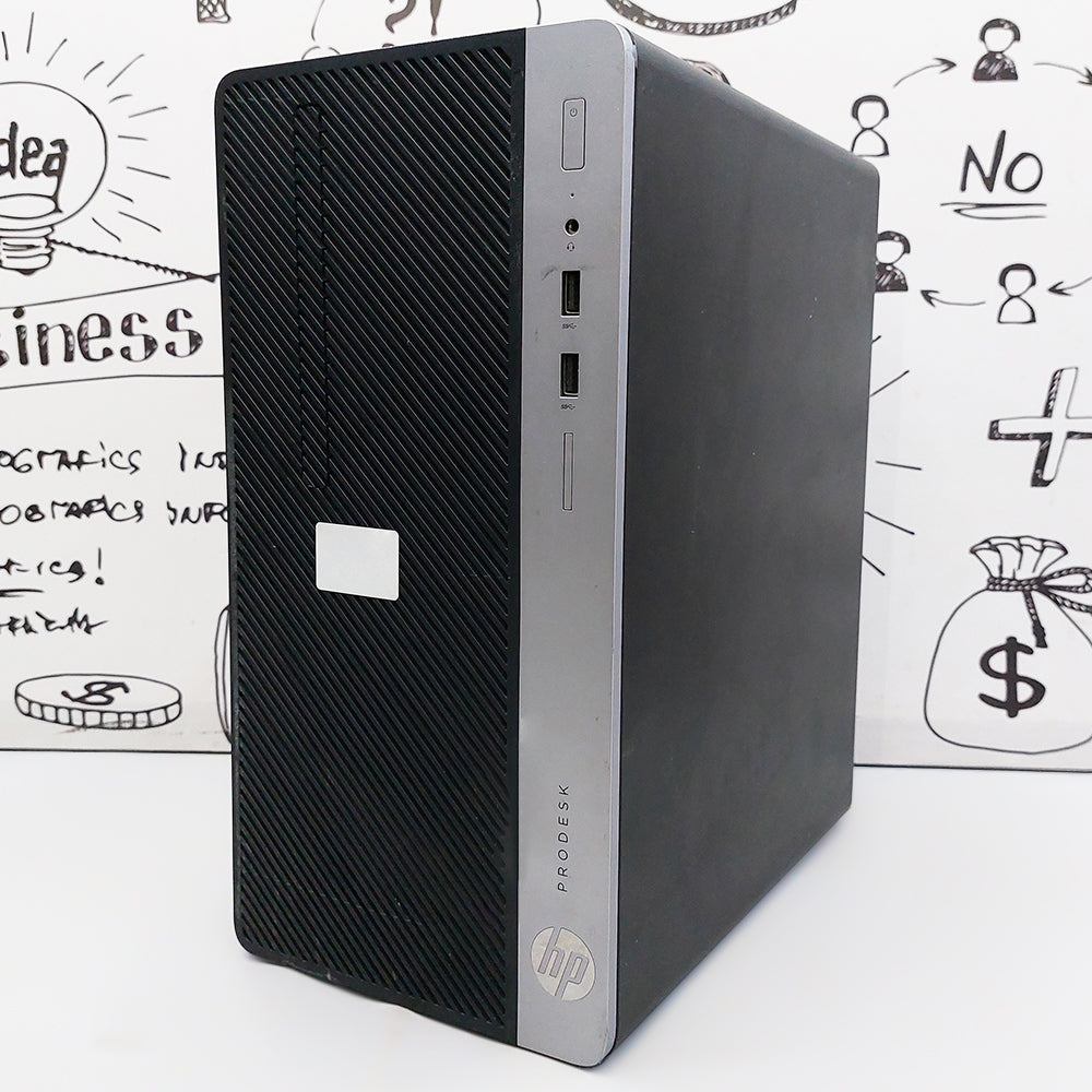 HP ProDesk 400 G5 Tower PC (Intel Core i5-8500 - 8GB DDR4 - No Hard - Intel UHD Graphics - DVD RW) Original Used