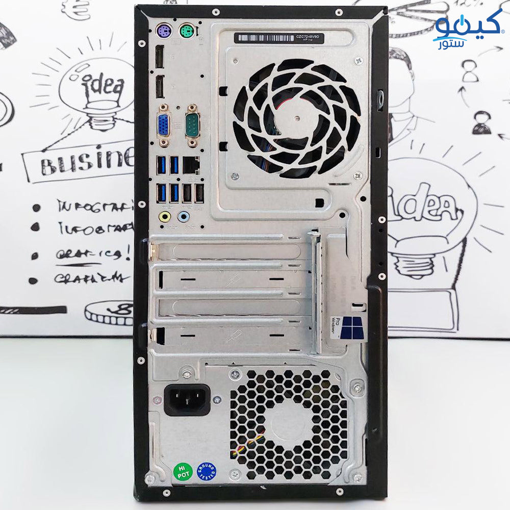 كمبيوتر تاور اتش بي ProDesk 600 G2 MT (انتل كور i5-6500T - رام 8 جيجابايت DDR4 - انتل HD جرافيكس) استعمال خارج