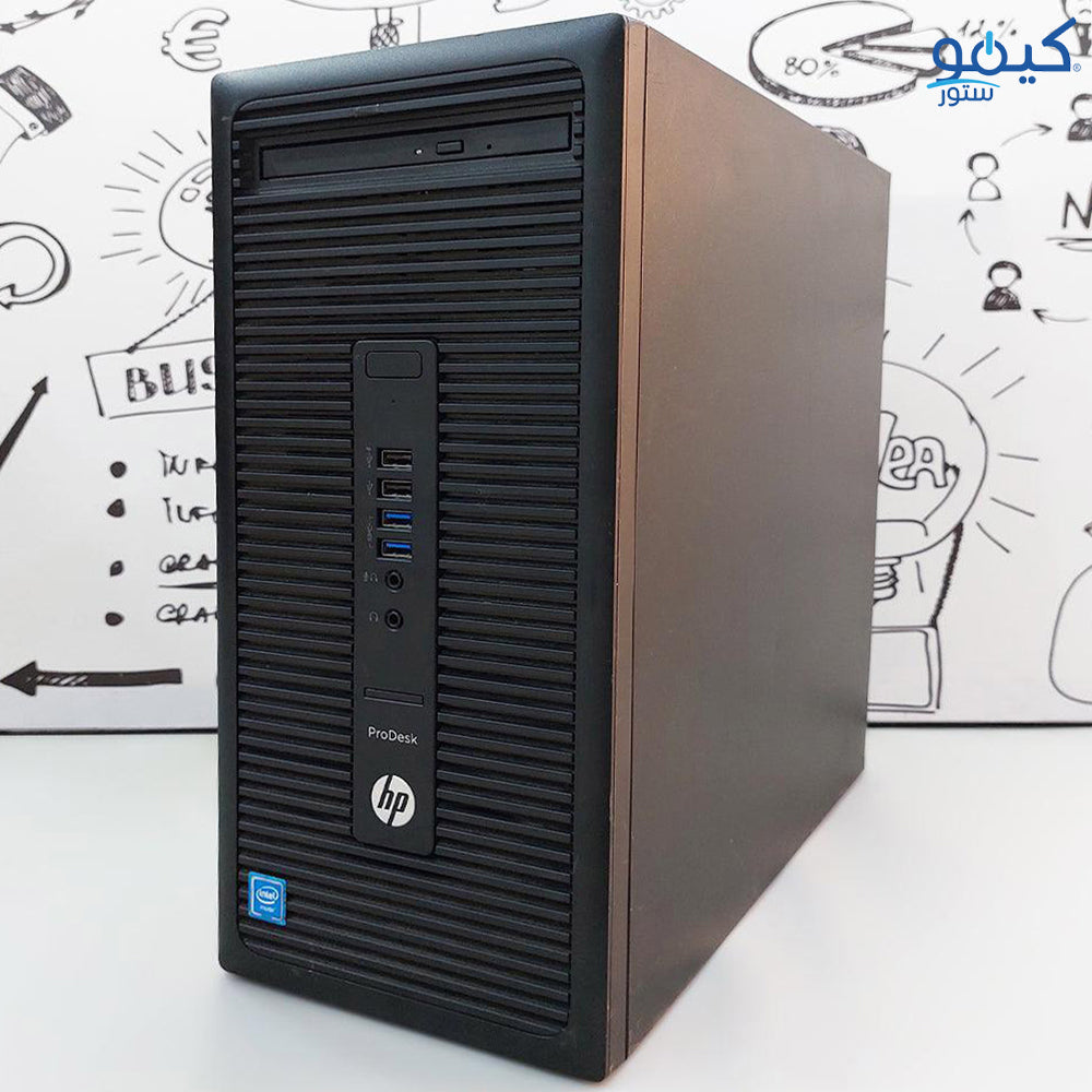 كمبيوتر تاور اتش بي ProDesk 600 G2 MT (انتل كور i5-6500T - رام 8 جيجابايت DDR4 - انتل HD جرافيكس) استعمال خارج