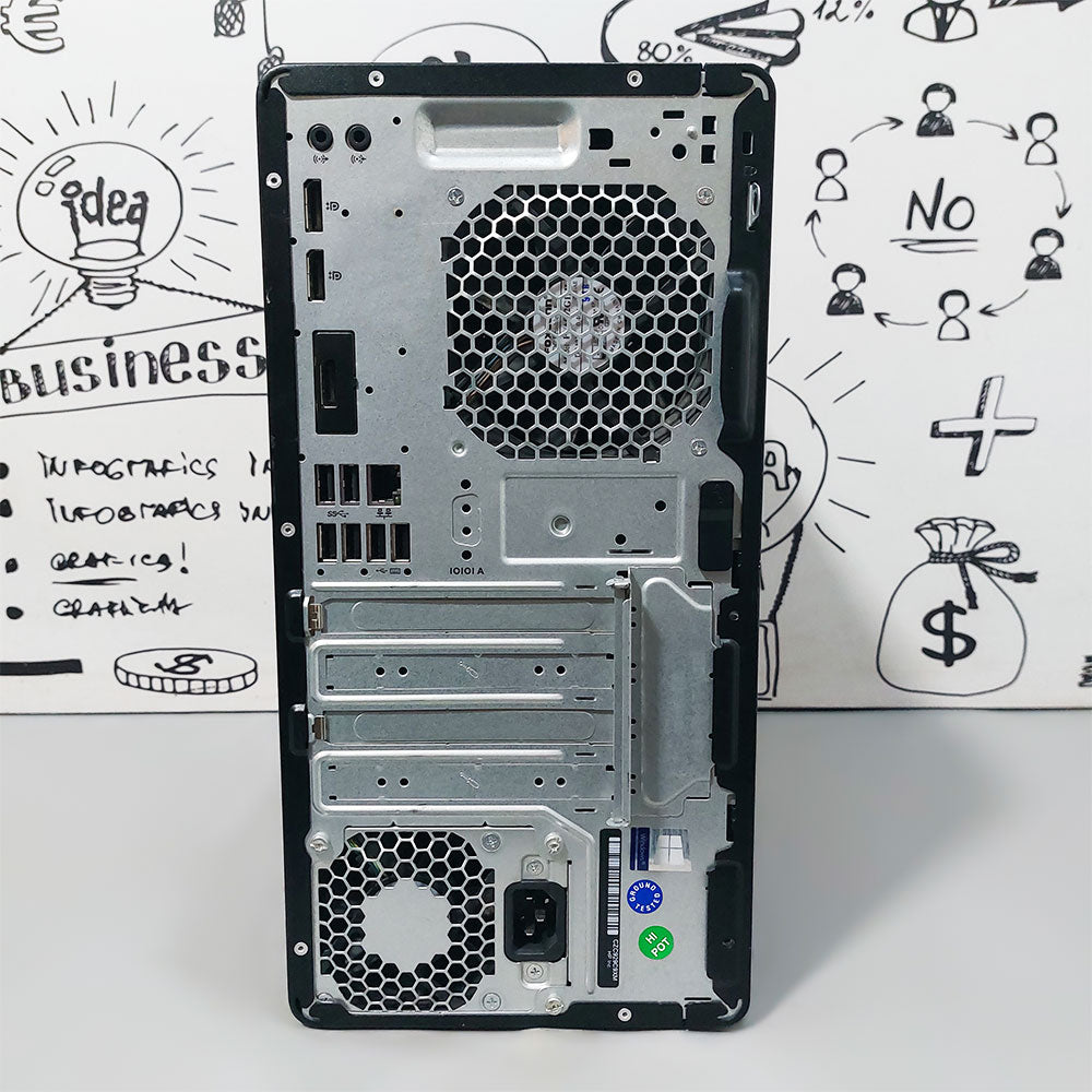 كمبيوتر تاور اتش بي ProDesk 600 G5 (انتل كور i5-8500 - رام 8 جيجابايت DDR4 - بدون هارد - انتل UHD جرافيكس - DVD RW) استعمال خارج