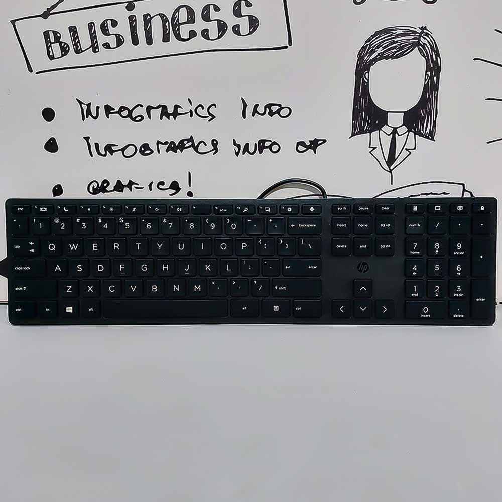 HP Slim Wired Keyboard (Original OpenBox)