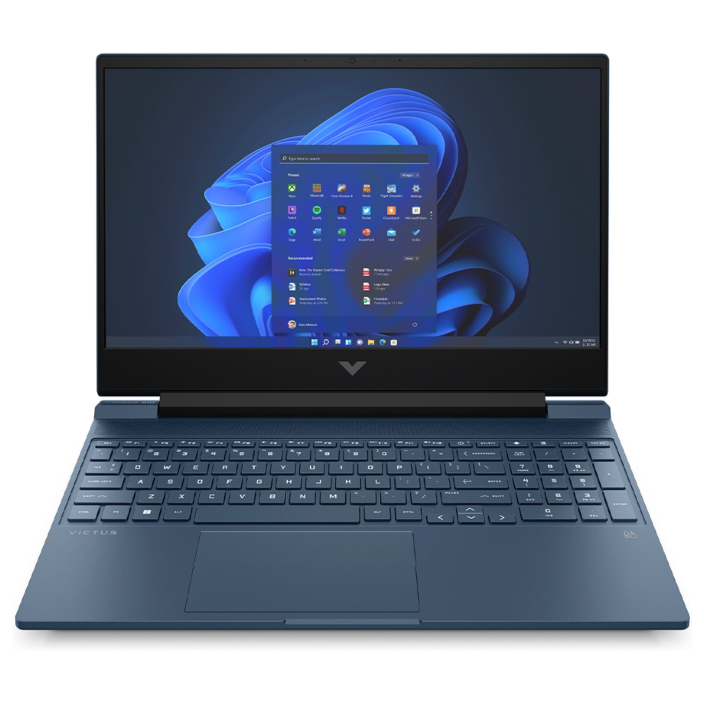 HP Victus 15-FA1093DX Gaming Laptop (Intel Core i5-13420H - 8GB Ram - M.2 NVMe 512GB - Nvidia RTX 3050 6GB - 15.6 Inch FHD IPS 144Hz - Win11) - Performance Blue