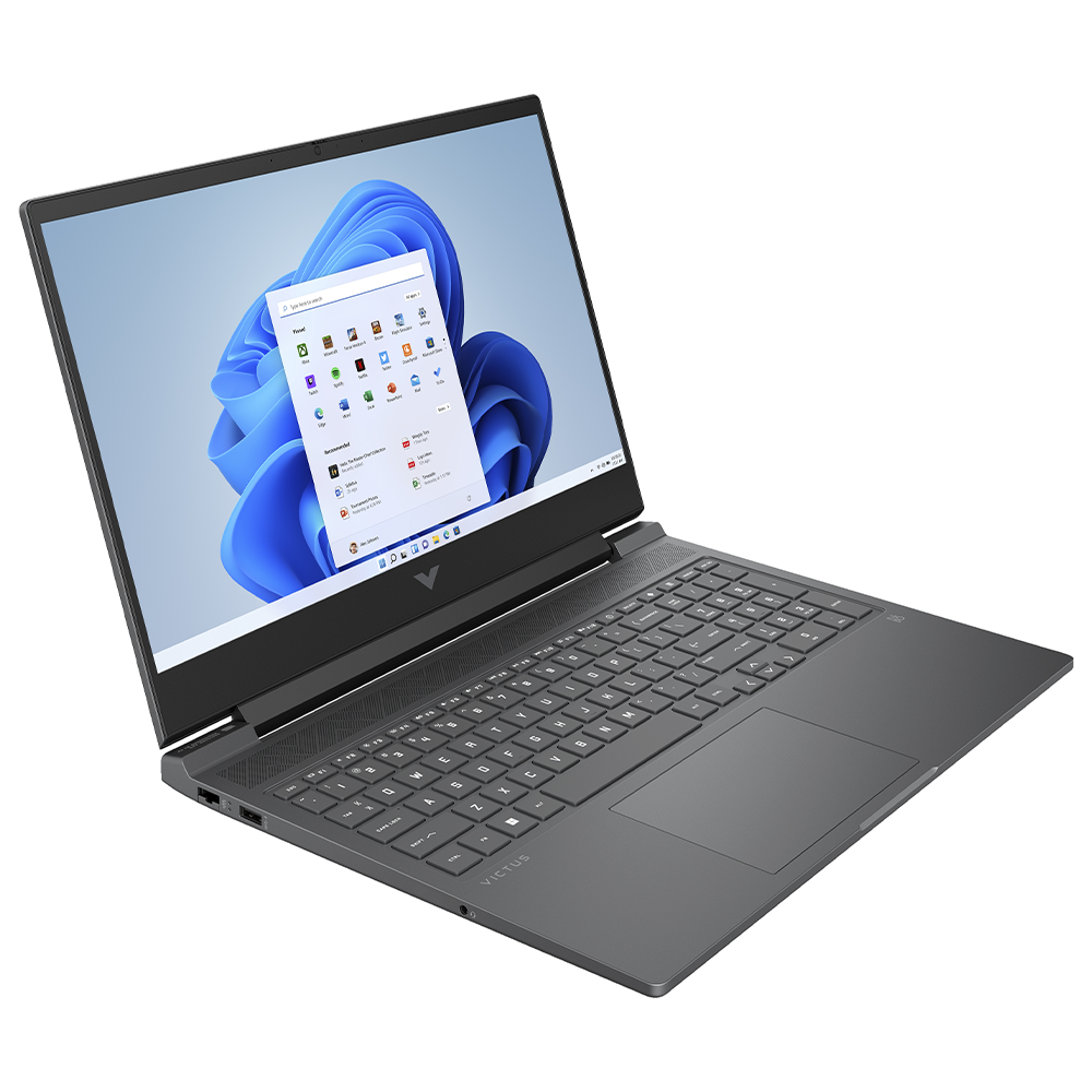 لاب توب اتش بى جيمنج Victus 16-R0059WM  (إنتل كور i7-13700H - رام 16 جيجابايت - هارد 1 تيرابايت M.2 NVMe - نفيديا 8 جيجابايت RTX 4060 - شاشة 16.1 بوصة 144 هرتز FHD IPS - سماعة رأس هايبر اكس - ويندوز 11) - فضى داكن