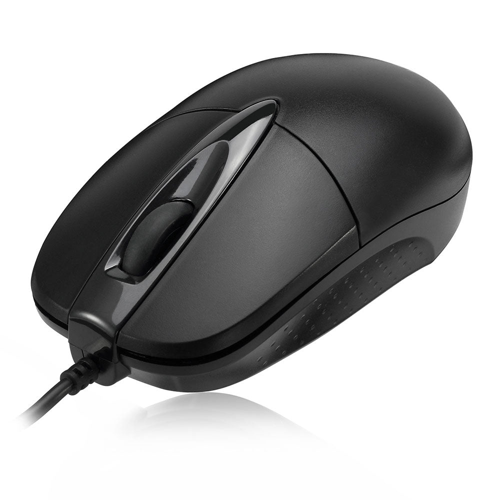 HP WE-6 Wired Mouse 1600Dpi - Black (Copy)