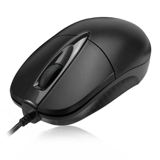 HP WE-6 Wired Mouse 1600Dpi - Black (Copy)