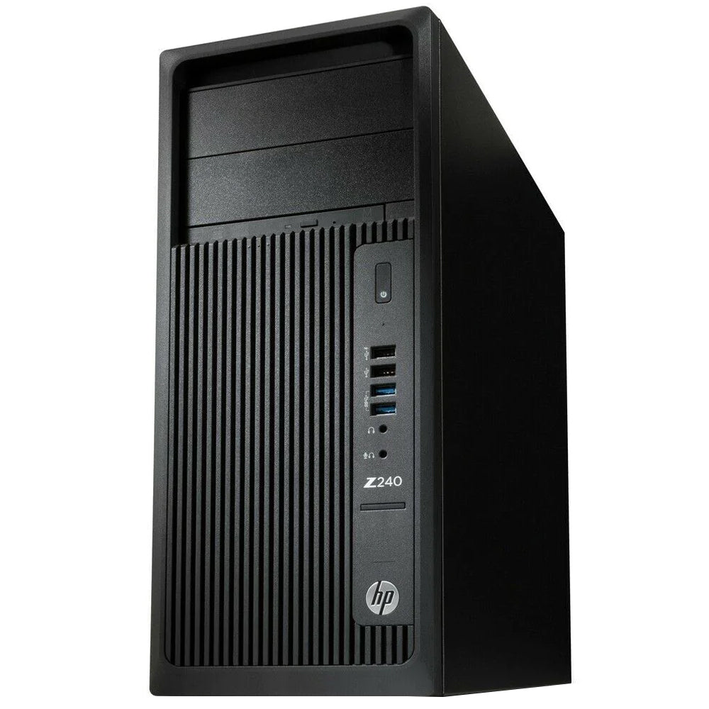 HP Z240 WorkStation (Intel Xeon E3-1230 V5 - 8GB DDR4 - No Hard - No Graphics Card - DVD RW) Original Used
