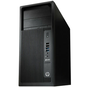 كمبيوتر ورك ستيشن اتش بي Z240 (انتل كور i7-7700 - رام 8 جيجابايت DDR4 - انتل HD جرافيكس - DVD RW) استعمال خارج