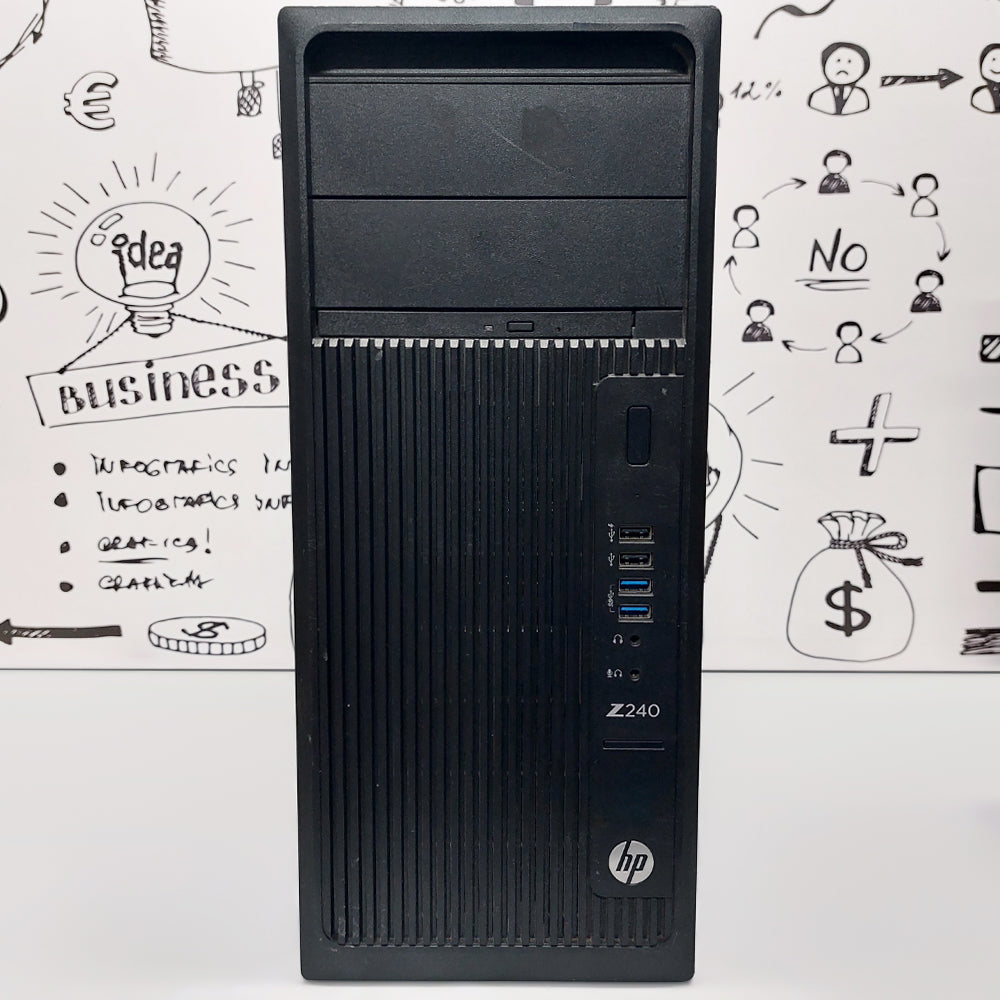 كمبيوتر ورك ستيشن اتش بي Z240 (انتل كور i7-7700 - رام 8 جيجابايت DDR4 - انتل HD جرافيكس - DVD RW) استعمال خارج