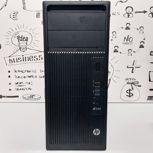كمبيوتر ورك ستيشن اتش بي Z240 (انتل كور i7-7700 - رام 8 جيجابايت DDR4 - انتل HD جرافيكس - DVD RW) استعمال خارج