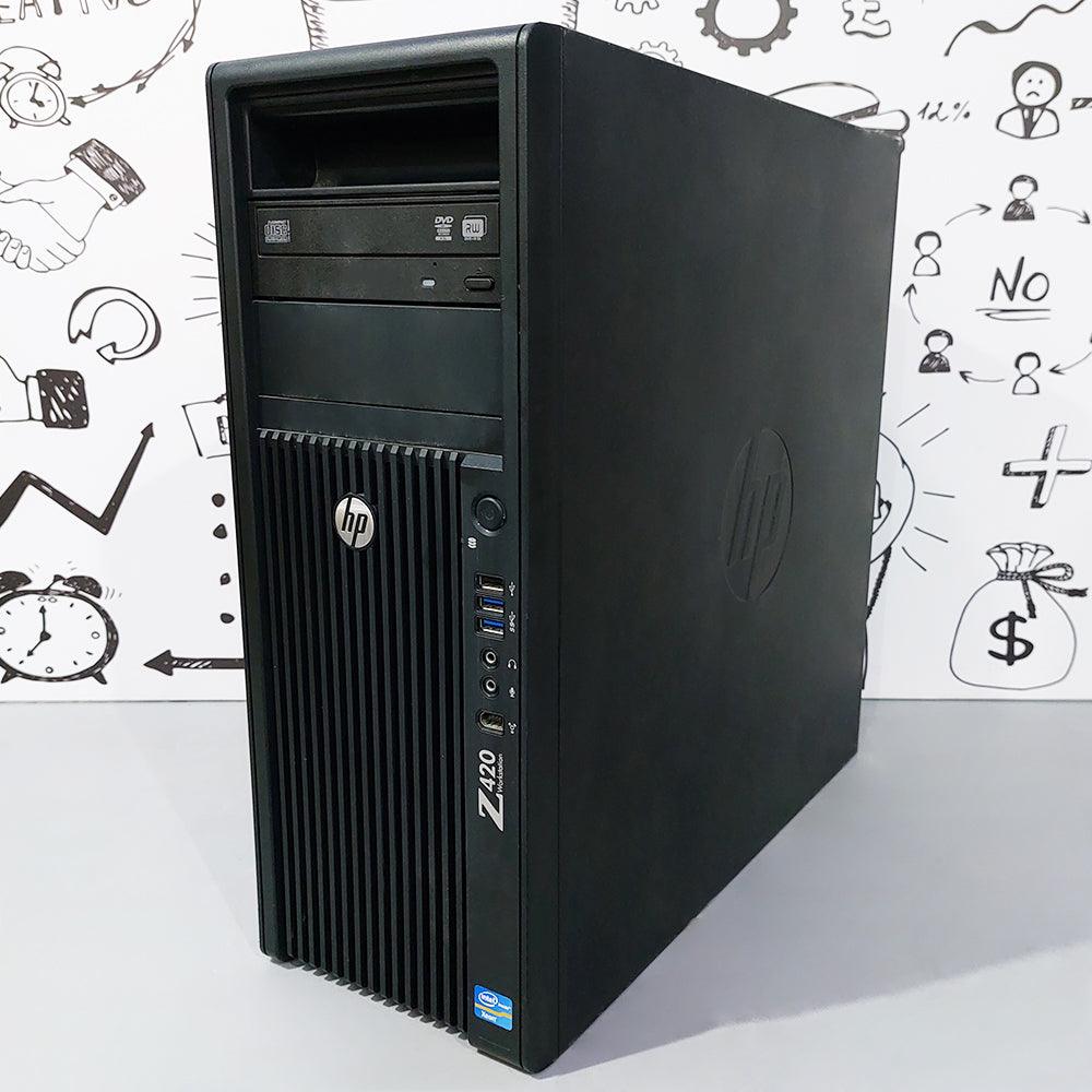 HP Z420 Workstation (Intel Xeon E5-1620 V2 - 8GB DDR3 - No Hard - No Graphics Card - DVD RW) Original Used