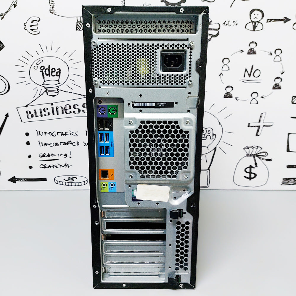 HP Z440 Workstation (Intel Xeon E5-1620 V3 - 16GB DDR4 - No Hard - Nvidia Quadro NVS 300 512MB - DVD RW) Original Used